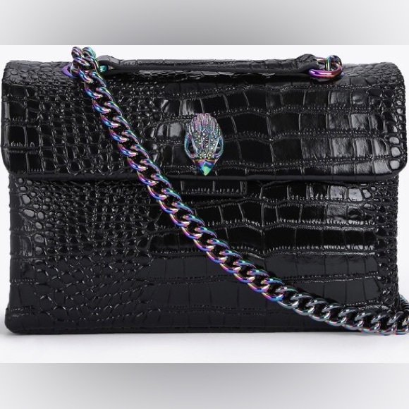 Kurt Geiger Handbags - Kurt Geiger London- Croc Kensington iridescent Bag